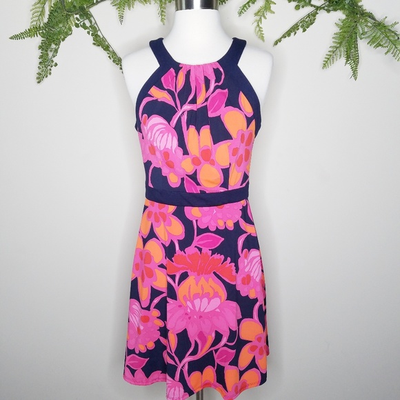 Trina Turk Dresses & Skirts - Trina Turk floral sleeveless halter dress